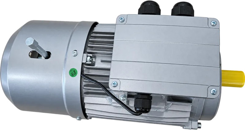 Электродвигатель AT 100LB 3 кВт 4P B14 BRAKE, ракурс 3