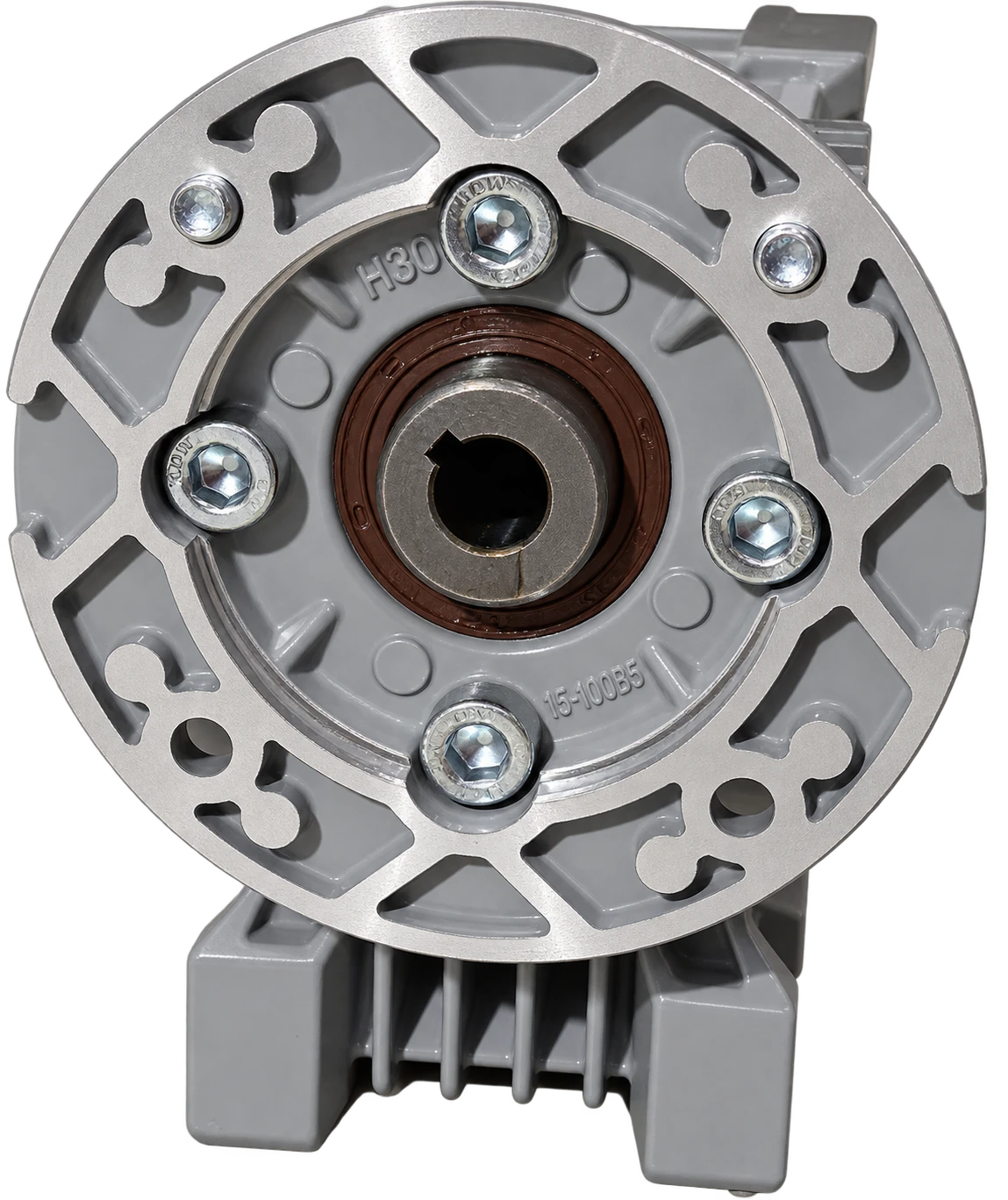 Редуктор NMRV 030 20 PAM 56B14 (серый), ракурс 2