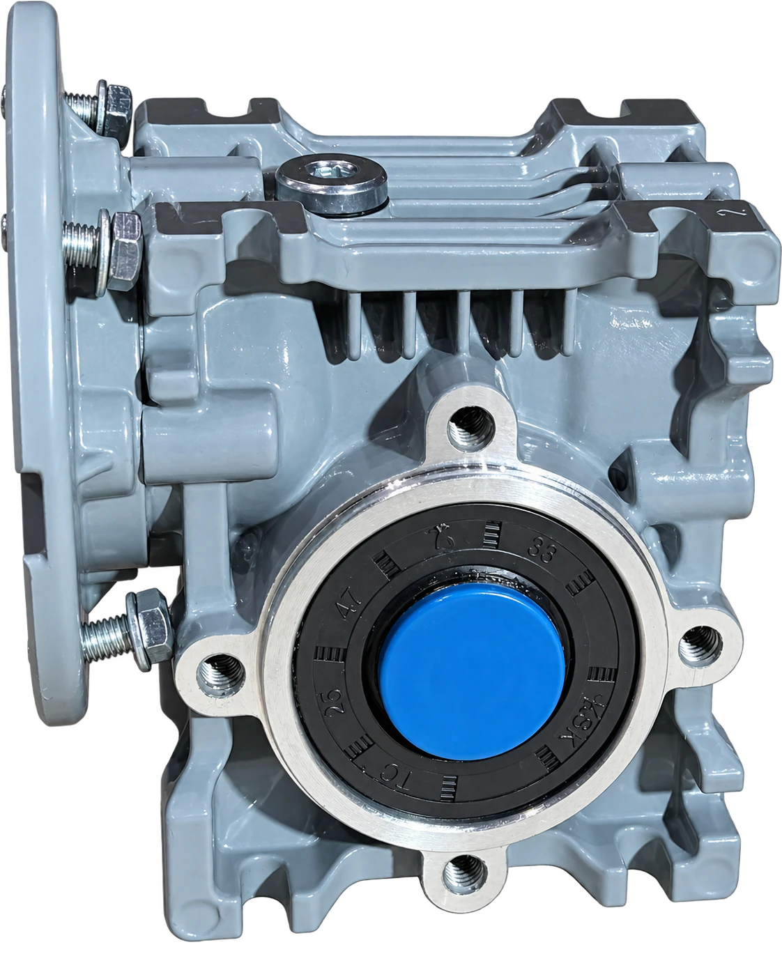 Редуктор NMRV 025 10 PAM 56B14 (серый), ракурс 3