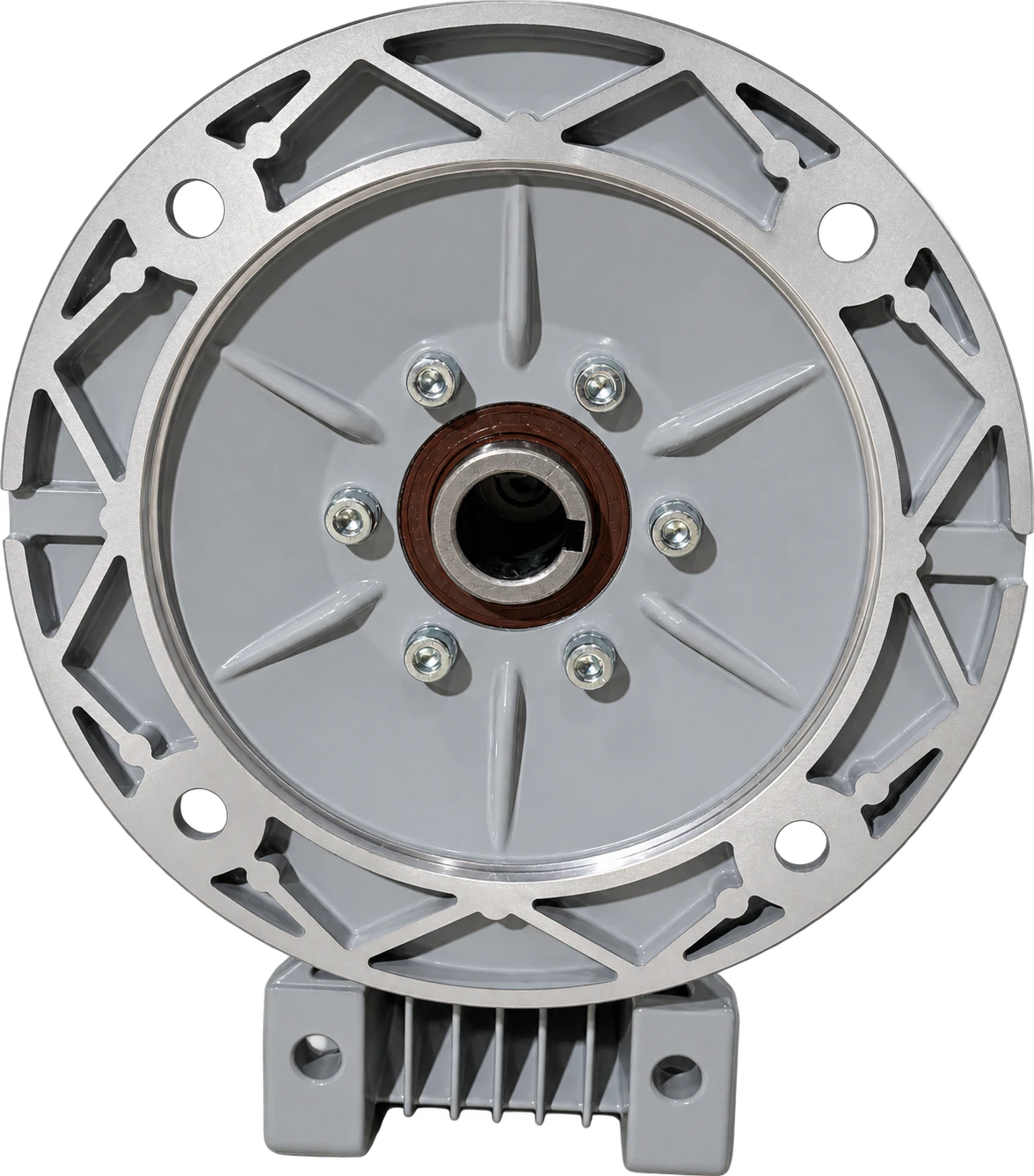 Редуктор NMRV 090 7,5 PAM 100/112B5 (серый), ракурс 3